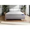 Image de Ensemble Matelas Ressorts Ensachés Actiflex Touch 140x190 3zones De Confort + Sommier Kit Gris