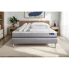 Image de Pack Prêt À Dormir Matelas 140x200 Actiflex Soft 3zones De Confort + Sommier Kit Gris + 2 Oreillers + Couette