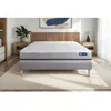 Image de Ensemble Matelas Sommier 140x190 cm - Sommier Gris (en kit) - Actiflex Soft