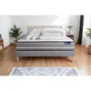 Image de Pack Prêt À Dormir Matelas Ressorts Ensachés Actiflex Pur 160x200 3zones De Confort + Sommier Kit Gris + 2 Oreiller
