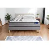 Image de Pack lit complet 160x200 cm - Matelas + Sommier Gris (en kit) + 2 oreillers + Couette - Actiflex Pur