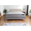 Image de Ensemble Matelas Ressorts Ensachés Actiflex Pur 140x200cm 3zones De Confort + Sommier Kit Gris