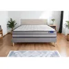 Image de Ensemble Matelas Sommier 140x200 cm - Sommier Gris (en kit) - Actiflex Pur