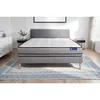 Image de Ensemble Matelas Actiflex Night 180x200cm Ressorts Ensaches 3zones De Confort + Sommier Kit Gris