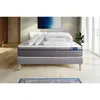 Image de Pack Prêt À Dormir Matelas Latex + Mémoire De Forme Actilatex Zen 200x200 Cm + Sommier Kit Gris + 2 Oreillers + Cou