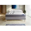 Image de Pack lit complet 140x200 cm - Matelas + Sommier Gris (en kit) + 2 oreillers + Couette - Actilatex Ze
