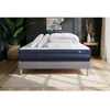 Image de Pack lit complet 160x200 cm - Matelas + Sommier Gris (en kit) + 2 oreillers + Couette - Actilatex Te