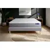 Image de Ensemble Matelas Actilatex Dream Latex Et Mémoire De Forme 180x200 Cm 5zones De Confort + Sommier Kit Gris