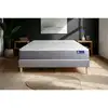 Image de Ensemble Matelas Actilatex Dream Latex Et Mémoire De Forme 160x200 Cm 5zones De Confort + Sommier Kit Gris