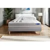 Image de Pack lit complet 200x200 cm - Matelas + Sommier Gris (en kit) + 2 oreillers + Couette - Actilatex To