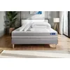 Image de Pack Prêt À Dormir Matelas Latex + Mémoire De Forme Actilatex Touch 180x200 Cm + Sommier Kit Gris + 2 Oreillers + C