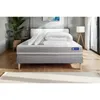 Image de Pack Prêt À Dormir Matelas Latex + Mémoire De Forme Actilatex Touch 140x200 Cm + Sommier Kit Gris + 2 Oreillers + C