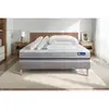 Image de Pack Prêt À Dormir Matelas 140x190 Actilatex Soft 3zones De Confort + Sommier Kit Gris + 2 Oreillers + Couette