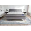 Image de Ensemble Matelas Sommier 140x190 cm - Sommier Gris (en kit) - Actilatex Night