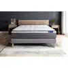 Image de Ensemble Matelas Actimemo Plus 140x190 Mémoire De Forme Maxi Épaisseur 7zones De Confort + Sommier Kit Gris
