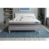 Image de Pack Prêt À Dormir Matelas Actimemo Relax Mémoire De Forme 180x200 Cm Maxi Épaisseur + Sommier Kit Gris + 2oreiller