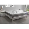 Image de Pack lit complet 160x200 cm - Matelas + Sommier Gris (en kit) + 2 oreillers + Couette - Actimemo Rel