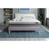 Image de Pack Prêt À Dormir Matelas Actimemo Relax Mémoire De Forme 140x190 Cm Maxi Épaisseur + Sommier Kit Gris + 2oreiller
