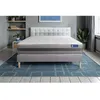 Image de Ensemble Matelas Sommier 200x200 cm - Sommier Gris (en kit) - Actimemo Relax