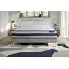 Image de Ensemble Matelas Mémoire De Forme Actimemo Ergo 200x200 Cm Maxi Épaisseur 5zones De Confort + Sommier Kit Gris