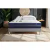 Image de Pack Prêt À Dormir Matelas Actimemo Tech 140x190 Mémoire De Forme 5zones De Confort + Sommier Kit Gris + 2oreillers