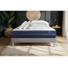 Image de Pack lit complet 140x190 cm - Matelas + Sommier Gris (en kit) + 2 oreillers + Couette - Actimemo Tec