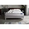 Image de Pack Prêt À Dormir Matelas Mémoire De Forme Actimemo Form 200x200 Cm 5zones Confort + Sommier Kit Gris + 2 Oreiller