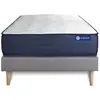 Image de Ensemble Matelas Actimemo Life 90x190 Mémoire De Forme 5zones De Confort + Sommier Kit Gris