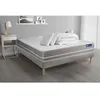 Image de Pack lit complet 140x190 cm - Matelas + Sommier Gris (en kit) + 2 oreillers + Couette - Actimemo Tou