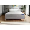 Image de Ensemble Matelas Mémoire De Forme Actimemo Touch 140x190 3zones De Confort + Sommier Kit Gris