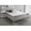 Image de Ensemble Matelas Sommier 140x190 cm - Sommier Gris (en kit) - Actimemo Touch