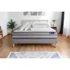 Image de Pack Prêt À Dormir Matelas À Mémoire Actimemo Pur 200x200cm 3zones De Confort + Sommier Kit Gris + 2 Oreillers + Co