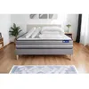 Image de Pack lit complet 180x200 cm - Matelas + Sommier Gris (en kit) + 2 oreillers + Couette - Actimemo Pur