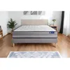 Image de Ensemble Matelas Sommier 200x200 cm - Sommier Gris (en kit) - Actimemo Pur