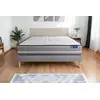 Image de Ensemble Matelas À Mémoire Actimemo Pur 140x190cm 3zones De Confort + Sommier Kit Gris