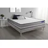 Image de Ensemble Matelas Sommier 140x190 cm - Sommier Gris (en kit) - Actimemo Pur