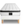 Image de Ensemble Superieur 90 X 190 Cm Sommier Kit Blanc