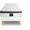 Image de Ensemble Superieur 80 X 190 Cm Sommier Kit Blanc