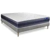 Image de Ensemble Matelas Sommier 120x190 cm - Sommier Gris (en kit) - Actiflex Morpho