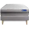 Image de Ensemble Matelas Actiflex Relax Ressorts Ensachés + Mémoire De Forme 80x200 Maxi Épaisseur 5zones Confort + Sommier