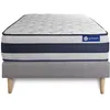Image de Ensemble Matelas Ressorts Ensachés Et Mémoire De Forme Actiflex Ergo 80x190 Maxi Épaisseur 5zones Confort + Sommier