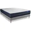Image de Ensemble Matelas Actiflex Tech 120x200 Mémoire De Forme Maxi Épaisseur 5zones De Confort + Sommier Kit Gris