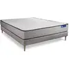 Image de Ensemble Matelas Ressorts Ensachés Et Mémoire De Forme Actiflex Form 120x190 Cm 5zones De Confort + Sommier Kit Gri