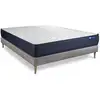 Image de Ensemble Matelas Actiflex Life 120x200 Ressorts Ensachés Et Mémoire De Forme 5zones De Confort + Sommier Kit Gris