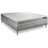 Image de Ensemble Matelas Sommier 120x190 cm - Sommier Gris (en kit) - Actiflex Touch