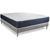 Image de Ensemble Matelas Latex Et Mémoire De Forme Actilatex Sleep 120x190 5zones De Confort + Sommier Kit Gris