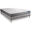 Image de Ensemble Matelas Sommier 120x190 cm - Sommier Gris (en kit) - Actilatex Dream