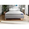 Image de Ensemble Matelas Latex + Mémoire De Forme Actilatex Touch 120x200 3zones De Confort + Sommier Kit Gris