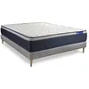 Image de Ensemble Matelas Mémoire De Forme Actimemo Max 120x200 Cm Maxi Épaisseur 7zones De Confort + Sommier Kit Gris