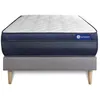 Image de Ensemble Matelas Sommier 120x200 cm - Sommier Gris (en kit) - Actimemo Tech